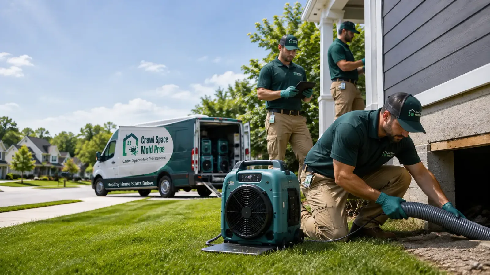 Crawl Space Mold Removal in Falls, PA